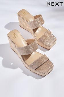 Rose Gold Forever Comfort® Wedge Mules (C41288) | 51 €
