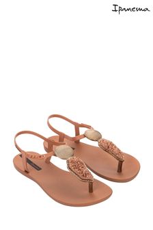 Ipanema Brown Crystal Adornments Sandals (C41483) | 48 €