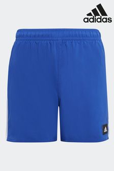 adidas Blue 3-Stripes Swim Shorts (C41751) | €29