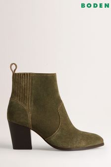 Boden綠色西部風格短靴 (C41821) | HK$1,567
