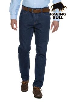 أزرق - بنطلون جينز أزرق ضيق من Raging Bull (C42215) | 440 ر.س
