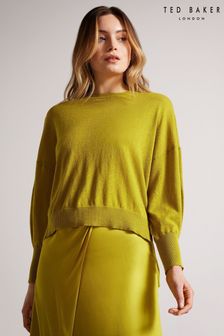 Ted Baker Yellow Nicci Sleeve Detailed Sweater (C42246) | €59
