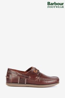 Barbour® Dark Brown Wake Boat Shoes (C42470) | $244