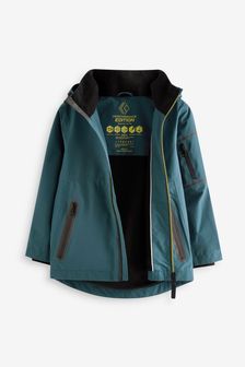 Teal Blue Waterproof Fleece Lined Coat (3-17yrs) (C42672) | €48 - €60