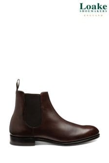 Loake Coppergate Suede Chelsea Brown Boots (C43799) | kr4 580