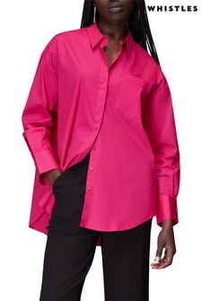 Розовая свободная рубашка Whistles (C44288) | €49