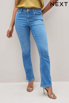 丹寧亮藍色 - 小喇叭牛仔褲 (C44754) | HK$210