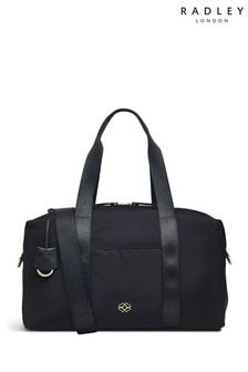 Radley London Medium 24/7 Zip-Top Black Travel Bag