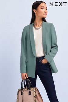 綠色 - 寬鬆柔軟皺紗西裝外套 (C44926) | NT$1,440