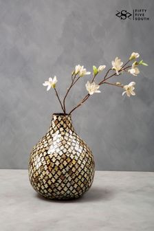 Fifty Five South Bronze Complements Decorative Bamboo Vase