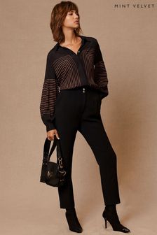 Mint Velvet Black Slim Tailored Trousers (C45398) | 120 €