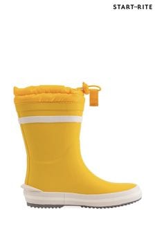 黃色 - Start Rite Little Puddle綁帶束口舒適雨鞋 (C45745) | NT$1,210