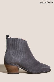 White Stuff Grey Western Ankle Boots (C45987) | 120 €