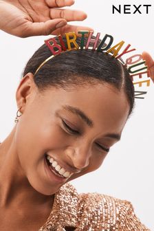 Multi - Birthday Queen Headband (C45992) | BGN33