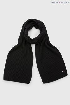 Tommy Hilfiger Black Essential Flag Knitted Scarf (C46004) | 87 €