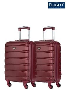 Бордовый + бордовый - Набор из 2 чемодан для ручной клади Flight Knight Easyjet (55x35x20 см) (C46183) | €119