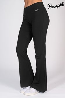 Pineapple Black Flare Jersey Womens Trousers (C46424) | 139 QAR