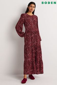 Boden Gestuftes Kleid mit Rundhalsausschnitt (C46522) | 99 €