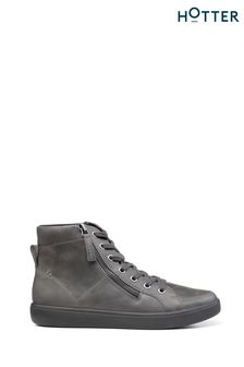 Hotter Grey Rapid Wide Fit Lace/Zip Boots (C46671) | €72