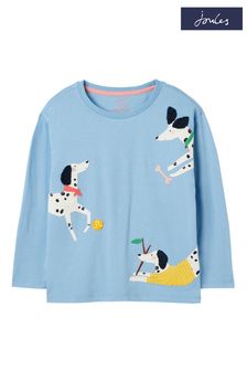 Joules Ava Long Sleeve Jersey Artwork T-shirt (C46716) | HK$195 - HK$236