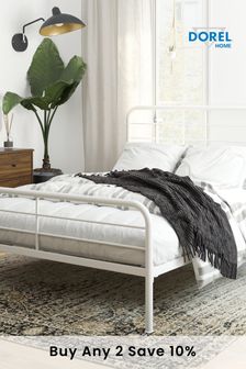 Dorel Home White Europe Millie Metal Bed (C46880) | Kč5,950 - Kč8,725