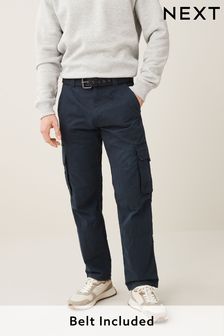 Belted Tech Cargo Trousers