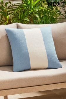 Blue 50 x 50cm Rocco Stripe Indoor/Outdoor Cushion (C47166) | €25