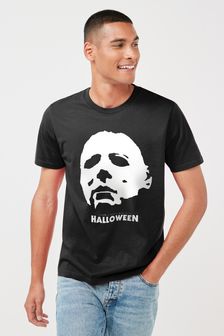 Halloween Mask Black Halloween T-Shirt (C47408) | €29