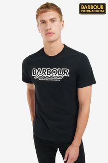 Barbour International Black Rowley Graphic T-Shirt (C47447) | €62