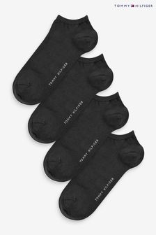 Tommy Hilfiger Sneaker Chaussettes Noires 4 Lot pour Femmes (C47558) | €21