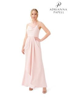 Adrianna Papell Pink Satin Crêpe Gown (C47574) | 267 €