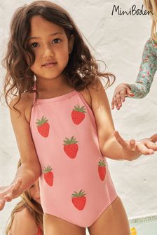 Boden Pink Appliqué Fruit Swimsuit (C47597) | €33 - €36