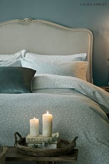 Laura Ashley Set of 2 Pale Seaspray Brushed Cotton Campion Pillowcases (C47657) | €27