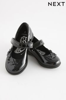 حذاء مدرسي ماري جين فراشة للأطفال
