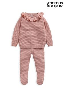 Mamas & Papas Pink Two Piece Knitted Set (C48188) | 39 €