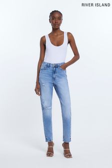River Island Mom-Jeans mit mittelhohem Bund (C48364) | 35 €