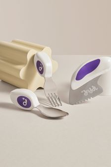 3 Piece Indigo Blue doddl Knife Fork & Spoon Indigo Toddler Cutlery Se Cutlery Set (C48375) | 26 €