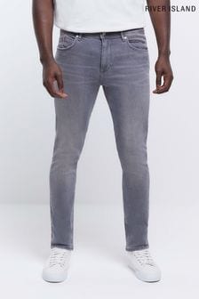 Grey - River Island Black Skinny Jeans (C48639) | kr680