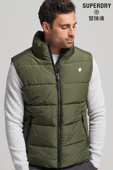 Superdry Green Sports Padded Gilet (C48705) | ₪ 377