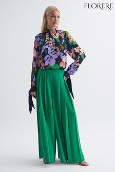 Florere Floral Long Sleeve Blouse (C48899) | OMR77