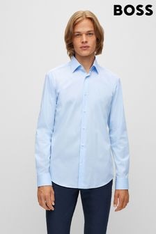 BOSS Blue Regular Fit Formal Shirt (C48951) | $135