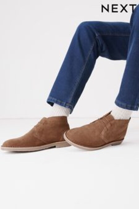 Marron fauve - Bottines chukka (C49539) | €45