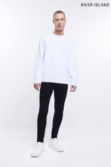 River Island黑色噴漆超緊身牛仔褲 (C49747) | HK$308