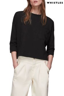 Whistles Cotton Patch Pocket Top (C49812) | €64