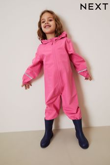 Pink Waterproof Puddlesuit (12mths-10yrs) (C49845) | €27 - €33