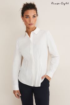 Phase Eight Kiyah Fitted White Shirt (C50186) | 57 €