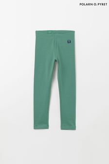 Polarn O. Pyret Green Organic Cotton Leggings (C50188) | €17.50