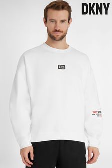 DKNY Sports 1989 Relaxed Fit White Sweatshirt (C50281) | 54 €