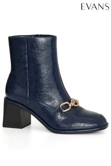 Evans Blue Extra Wide Fit Ethan Ankle Boots (C50292) | €26