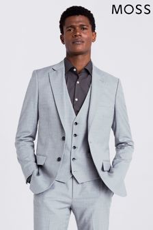 MOSS Grey Tailored Stretch Suit (C50373) | kr1,675